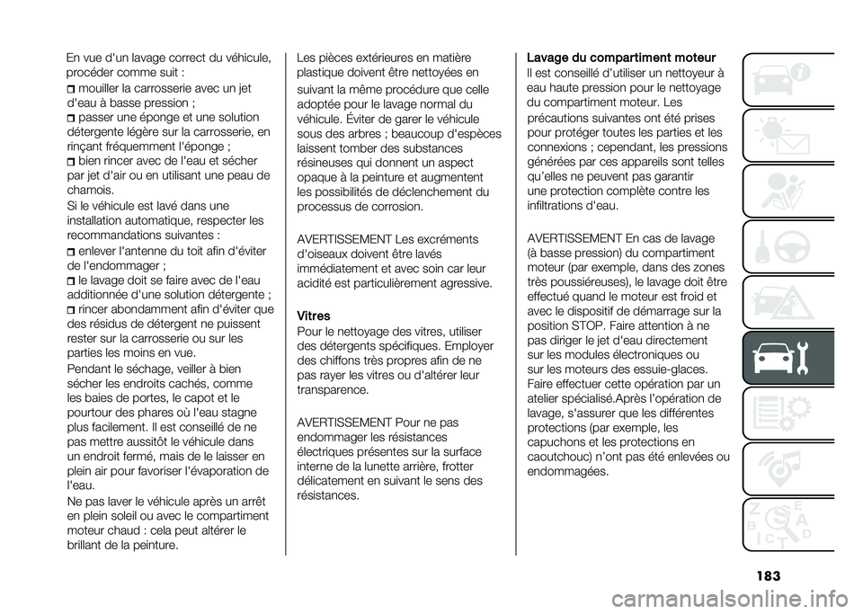 FIAT DOBLO COMBI 2020  Notice dentretien (in French) �������
�	�	�� �	� ����������
� ���� ��
 �<��
����� �! ����� ������
��
 �$ ������ ��
� ����
� � �� ��
� ���	���
��
������ ��
�� 