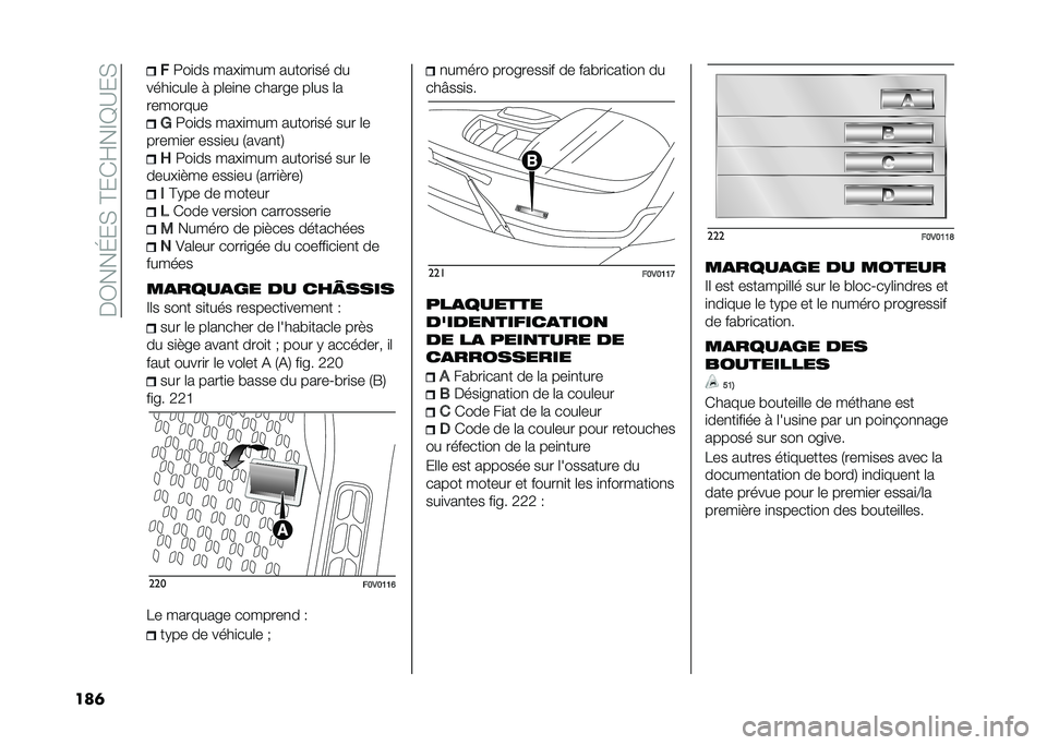 FIAT DOBLO COMBI 2020  Notice dentretien (in French) ���0���G��(��@��)�Q��F�E�B��(
���	 �
�9��
�� ���"�
��� ������
�� ��
����
���	� �! ��	��
�
� ����� � ��	�� �	�
�������� �1
�9��
�� ���"�
��