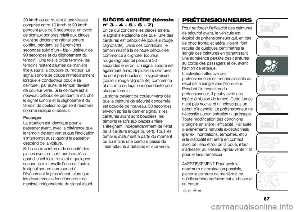FIAT DOBLO COMBI 2020  Notice dentretien (in French) ��
�4�6 �U��C� �� ��
 ����	��
� �! ��
� ��
�����
������
�� ��
��� �H�6 �U��C� �� �4�6 �U��C�
���
���
� ��	�� �� �3 �����
���� ��
 ��+��	�
��