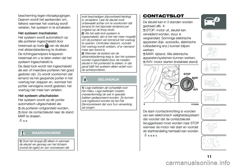 FIAT DOBLO COMBI 2020  Instructieboek (in Dutch) ���
������
���� �	���� ���
�
������������
����
�� ���
��	 ���	 ����
������ ���
�	������ �������
 ���	 ����
�	��� ���
��	
���