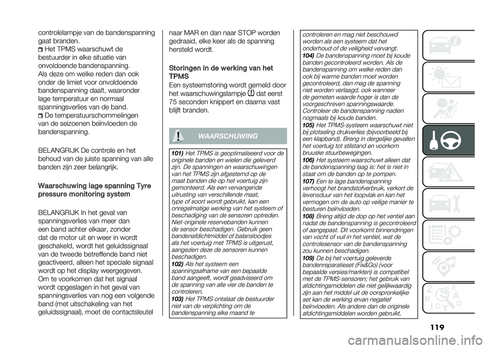 FIAT DOBLO COMBI 2021  Instructieboek (in Dutch) �������	�
��������� ��� �� �
�������������
����	 �
�
������
�/��	 �2�6�5�3 ����
������	 ��
�
���	���
���
 �� ���� ���	���	�� ��