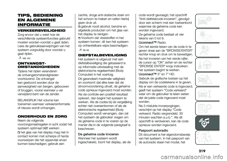 FIAT DOBLO COMBI 2020  Instructieboek (in Dutch) �����	���9 ����	���	��
�� ��������
�	���
�����	�
�����������	��	����	�
�0��
� ��
����
 ���	 � ����	 ��� ��
���
���������� ��9