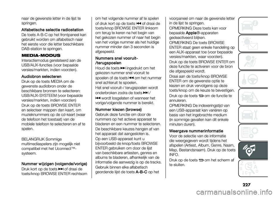 FIAT DOBLO COMBI 2020  Instructieboek (in Dutch) ���
����
 �� �������	� ���	�	��
 �� �� �����	 �	�
���
������
�!�������
���� �������
� � ���
������
��	
�� �	���	� �4�;�=�;�C �� ���