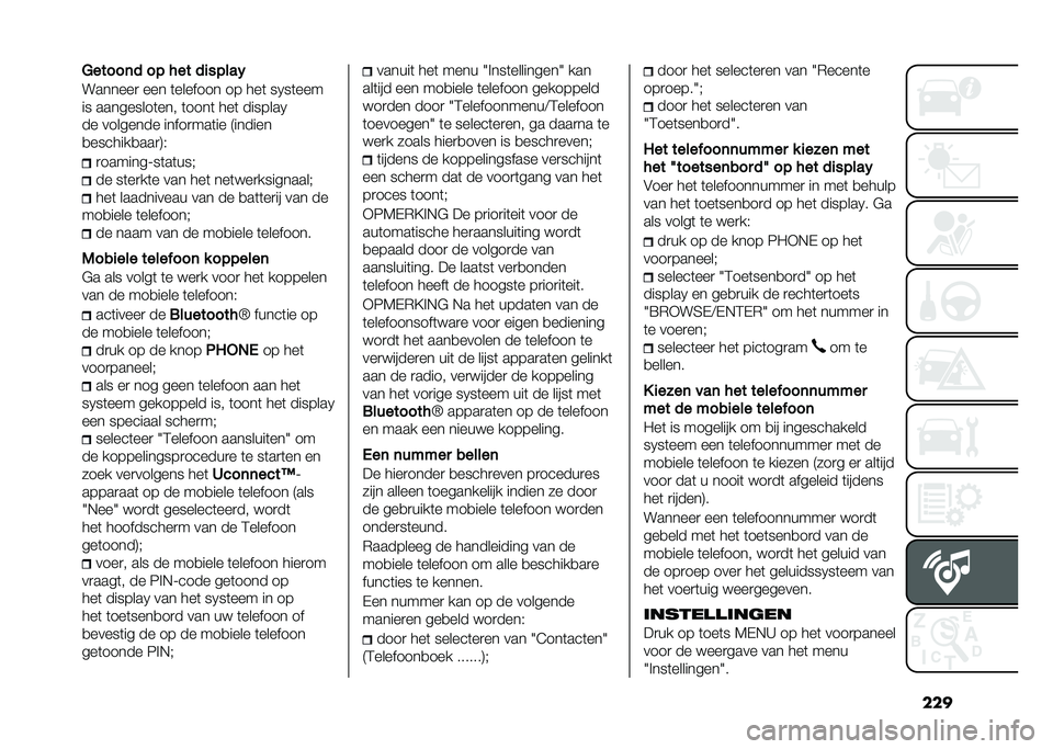 FIAT DOBLO COMBI 2021  Instructieboek (in Dutch) ����5�����	� �� ��� ��
�����"
�������
 ��� �	������� �� ���	 ��9��	���
�� ���������	��� �	����	 ���	 �������9
�� �������� �