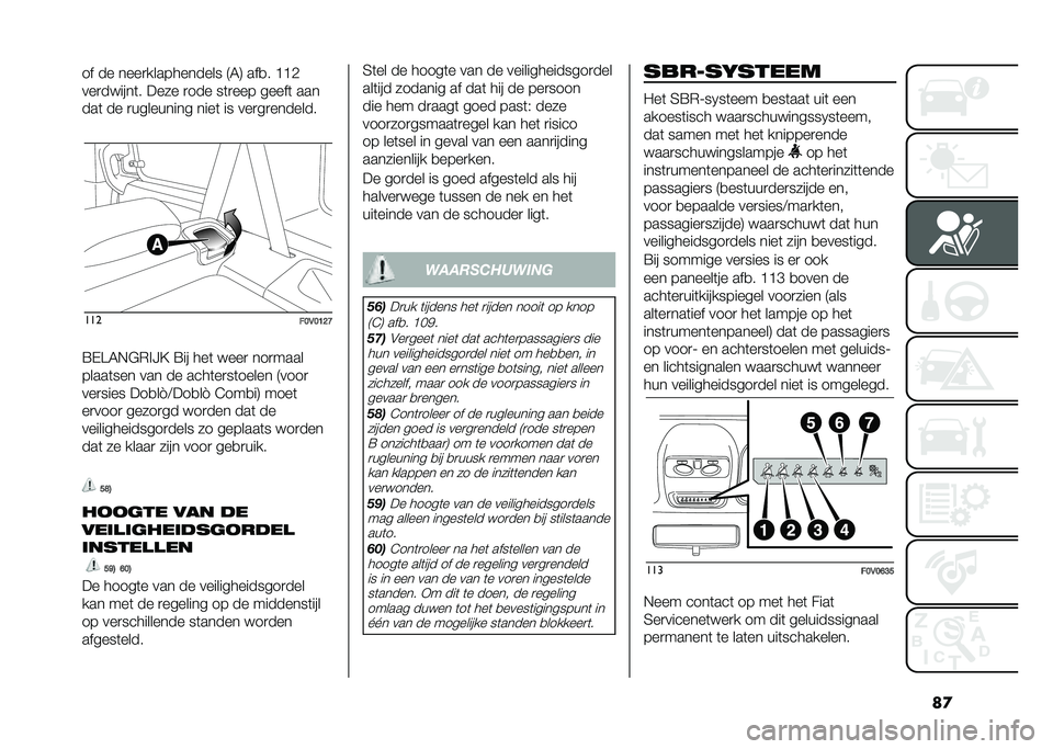 FIAT DOBLO COMBI 2021  Instructieboek (in Dutch) ��
�� �� ����
����������� �7�4�8 ���
� �E�E�,
���
������	� ���� �
��� ��	�
��� �����	 ���
���	 �� �
��������� ����	 �� ���
��
���