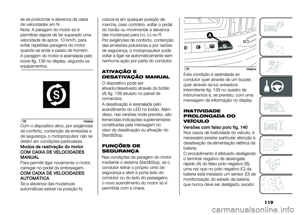 FIAT DOBLO COMBI 2019  Manual de Uso e Manutenção (in Portuguese) ���
�� �� ���������� � �������� �� ����*�
�� ����������� �� �,�
�,����5 �- �����
�� �� ����� ��. �

��������� ������ ��