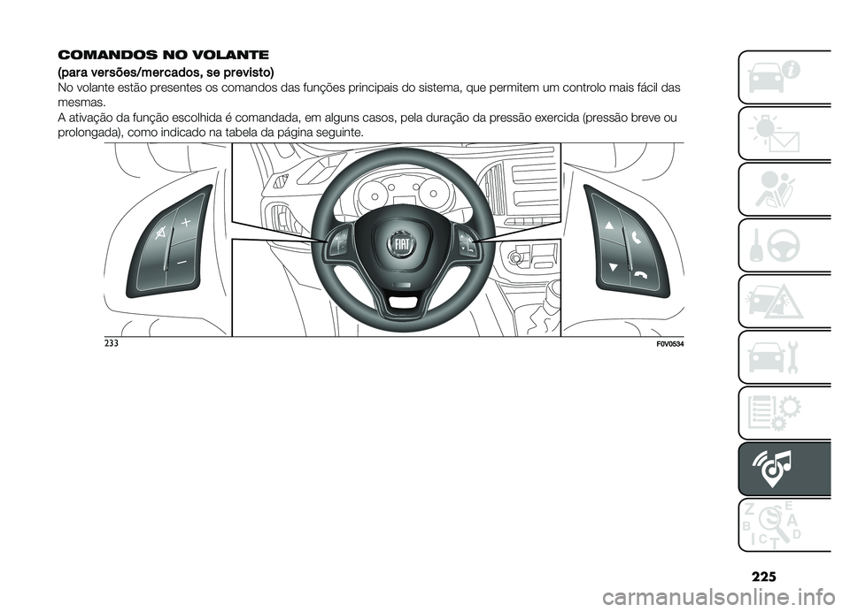 FIAT DOBLO COMBI 2019  Manual de Uso e Manutenção (in Portuguese) ���
����	���� �� ����	��
�
�7
������������B�������	������������	�8
�,� ������� ����&� ��������� �� �������� ��� ����#�