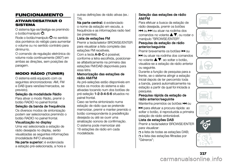 FIAT DOBLO COMBI 2019  Manual de Uso e Manutenção (in Portuguese) ���

��������	����
�
�	�
���	��/����	�
���	� �
����
���	
� ������� ���
�� ���C������
�� �� ��������
� �	���&��C��������
�
�8���