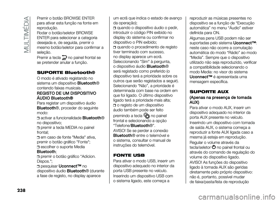 FIAT DOBLO COMBI 2019  Manual de Uso e Manutenção (in Portuguese) ��!�B�D�E�G�!���G�-
��� ������ � �	���&� �3�8��g�0�2 �2�,�E�2�8
���� ������ ���� ����#�&� �� ����� ��
��������#�&��
�8���� � �	���&��C���
