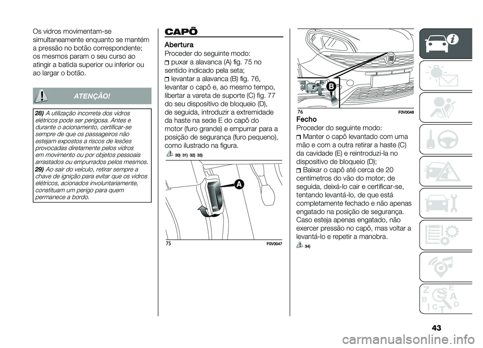 FIAT DOBLO COMBI 2019  Manual de Uso e Manutenção (in Portuguese) ��
�� ������ ����������� ��
��������������� �������� �� �����
�
� ������&� �� �	���&� ���������������+
�� ������ �