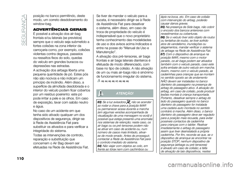 FIAT DOBLO COMBI 2021  Manual de Uso e Manutenção (in Portuguese) ��0�2�/�B�8�-�,�P�-
��� �����#�&� �� �	���� �����������" �����
�����" �� ������� ������	������� ��
�Y�����Y� �	��
�
�	�����
�����