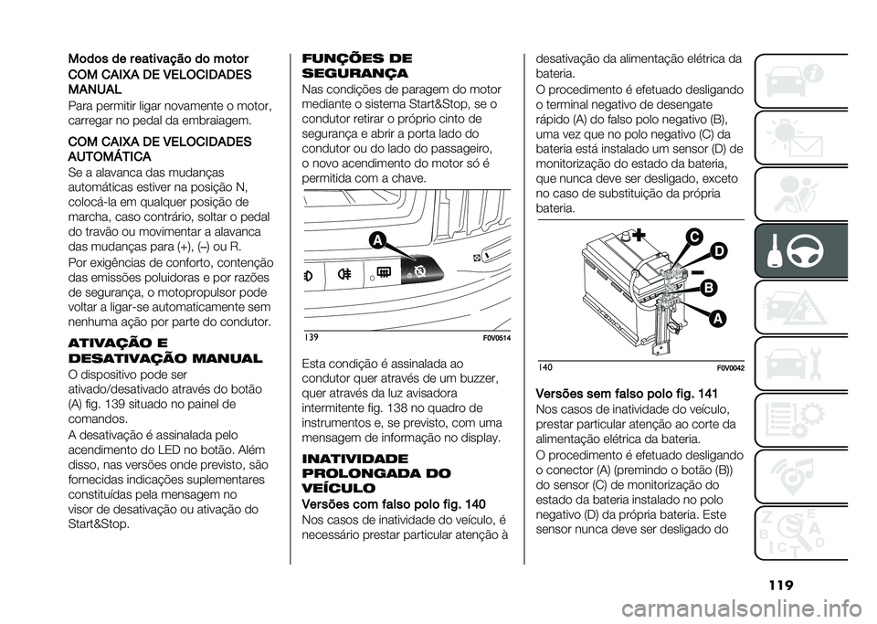 FIAT DOBLO COMBI 2021  Manual de Uso e Manutenção (in Portuguese) �����	��	� �� � ���������	 ��	 ��	��	�
�
�$� �
�%�&�X �% �� �3��4�$�
�&��%���(
��%���%�4
���� �������� ���
�� ��������� � ������"
����