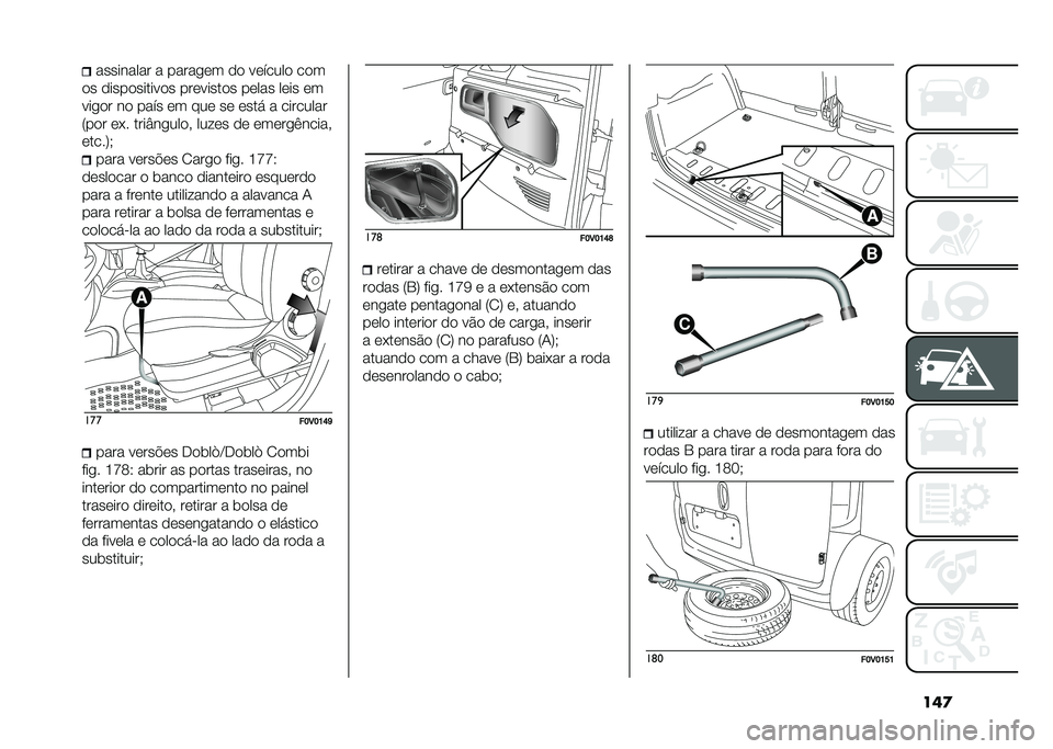FIAT DOBLO COMBI 2021  Manual de Uso e Manutenção (in Portuguese) ���
��������� � �����
�� �� ������� ���
�� ������������ ��������� ����� ���� ��
���
�� �� ���� �� ��� �� ���� � �