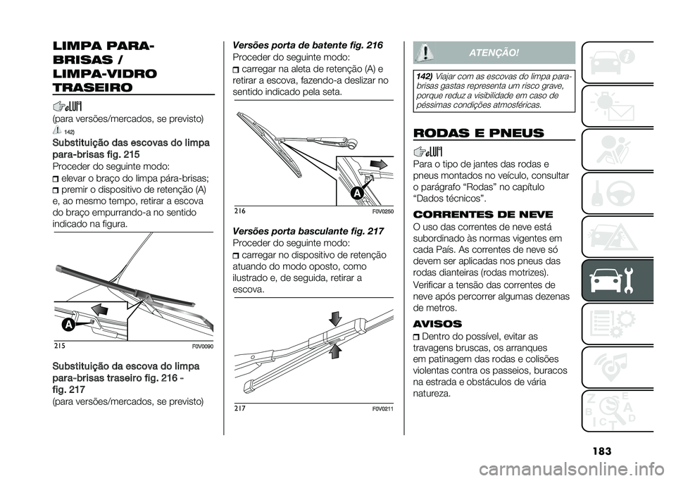 FIAT DOBLO COMBI 2021  Manual de Uso e Manutenção (in Portuguese) ��������	 ��	��	�D
�����	� �/
�����	�D�����
�
��	�����
�7���� �����$���C���������" �� ���������9
�E�H�K�8
�(�����������	 ��� ���
