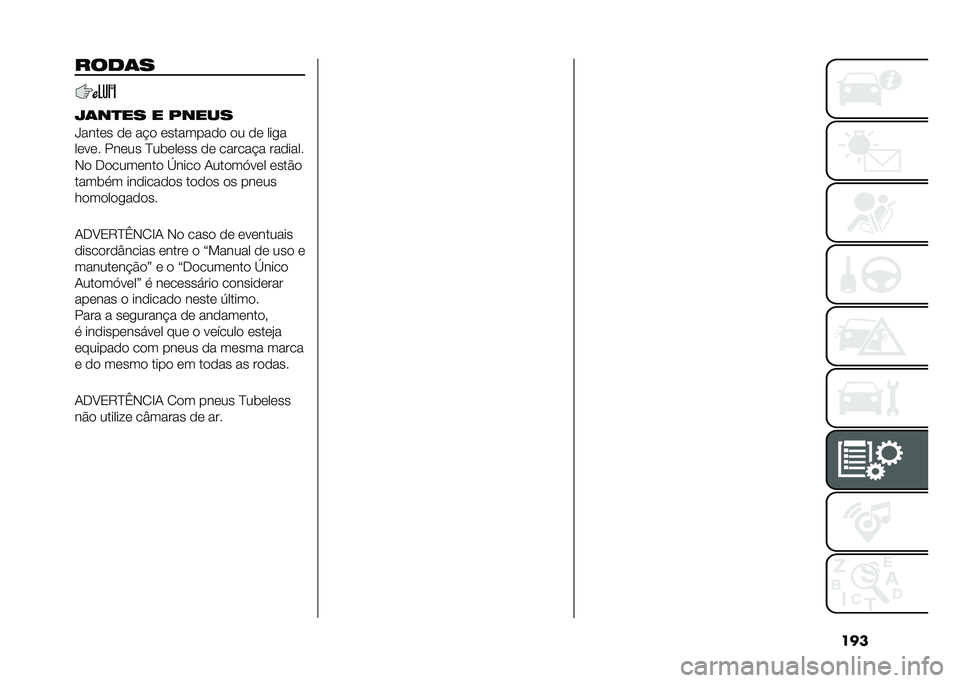 FIAT DOBLO COMBI 2021  Manual de Uso e Manutenção (in Portuguese) �������	�
�J�	��
�� � �����
�e����� �� ��#� ��������� �� �� ���
�
����� ����� �E��	����� �� ������#� �������
�,� �������