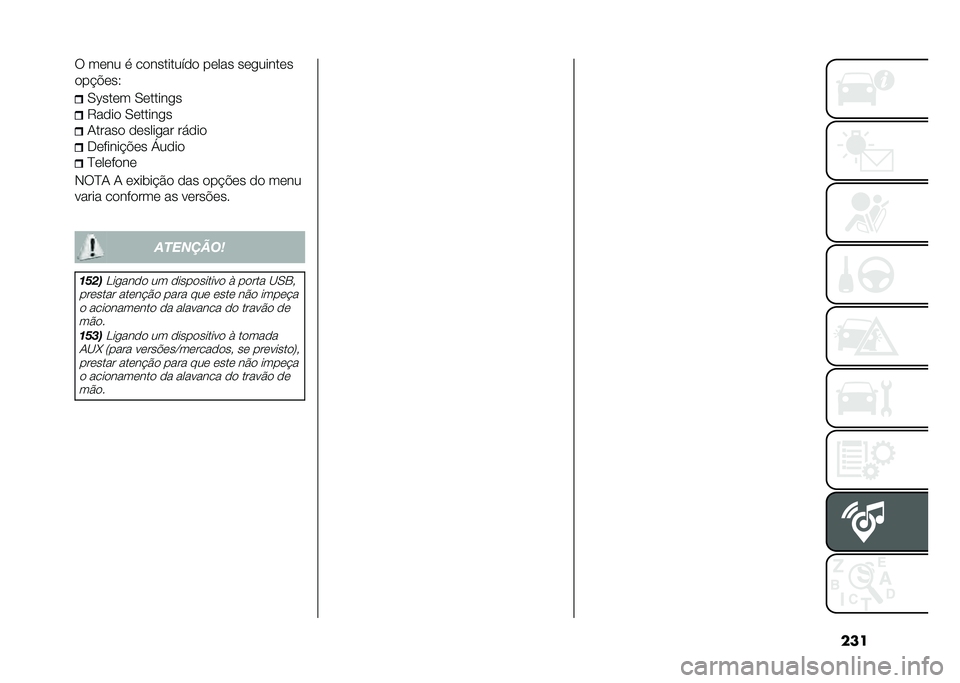 FIAT DOBLO COMBI 2021  Manual de Uso e Manutenção (in Portuguese) ���� ���� �
 ����������� ����� ���
������
���#�$���5
�0�_���� �0������
�
�8���� �0������
�
�-����� ������
�� �����
������