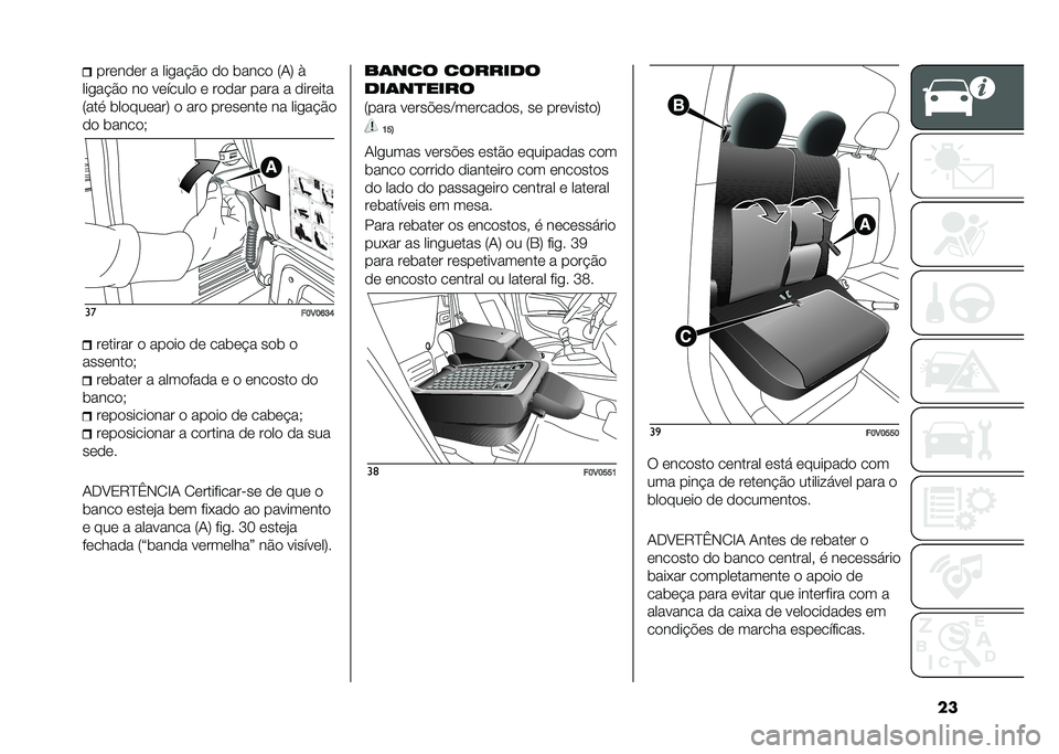 FIAT DOBLO COMBI 2021  Manual de Uso e Manutenção (in Portuguese) ��������� � ���
��#�&� �� �	���� �7�-�9 �)
���
��#�&� �� ������� � ����� ���� � �������
�7���
 �	��������9 � ��� �������� �� �