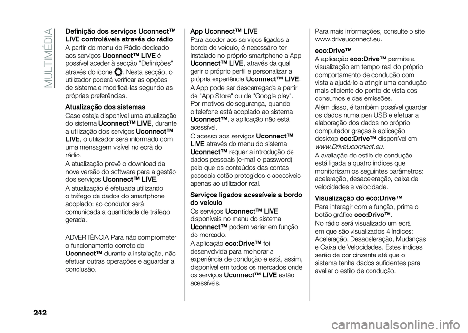FIAT DOBLO COMBI 2021  Manual de Uso e Manutenção (in Portuguese) ��!�B�D�E�H�!���H�-
��� �����
����	 ��	� ��� ����	� ���	�
�
����9
�4�&�3� ��	�
�� �	������ ��� ���)� ��	 � ����	
�- ������ �� ���� �� �8�