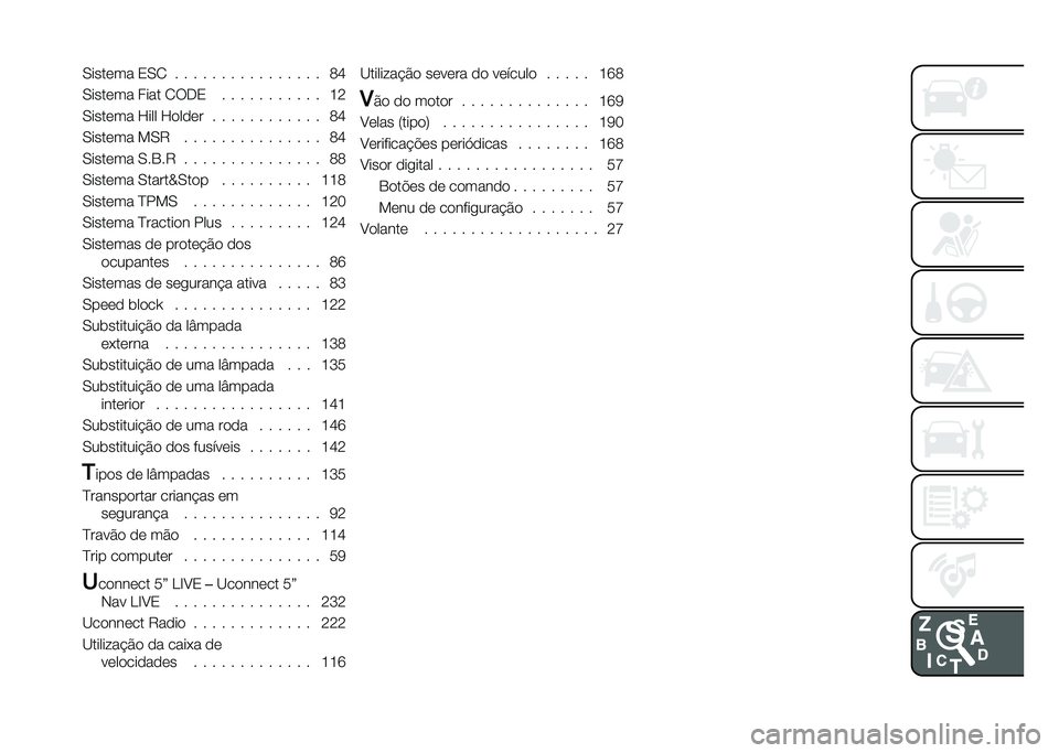 FIAT DOBLO COMBI 2021  Manual de Uso e Manutenção (in Portuguese) �0������ �2�0�1 � � � � � � � � � � � � � � � � �=�O
�0������ ���� �1���2 � � � � � � � � � � � �M�<
�0������ �L��� �L����� � � � � � �