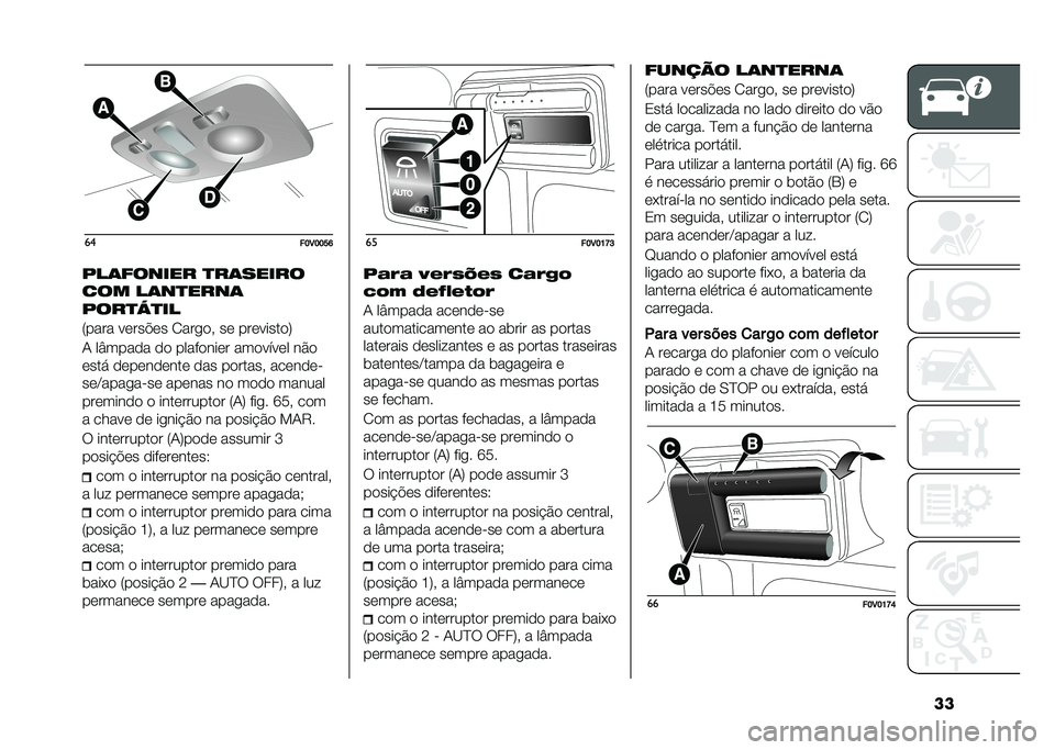 FIAT DOBLO COMBI 2021  Manual de Uso e Manutenção (in Portuguese) ����
��F�3�F�F�I�J
���	������ �
��	�����
��� ��	��
����	
����
�<�
��
�7���� �����$�� �1���
��" �� ���������9
�- ��J����� �� �������