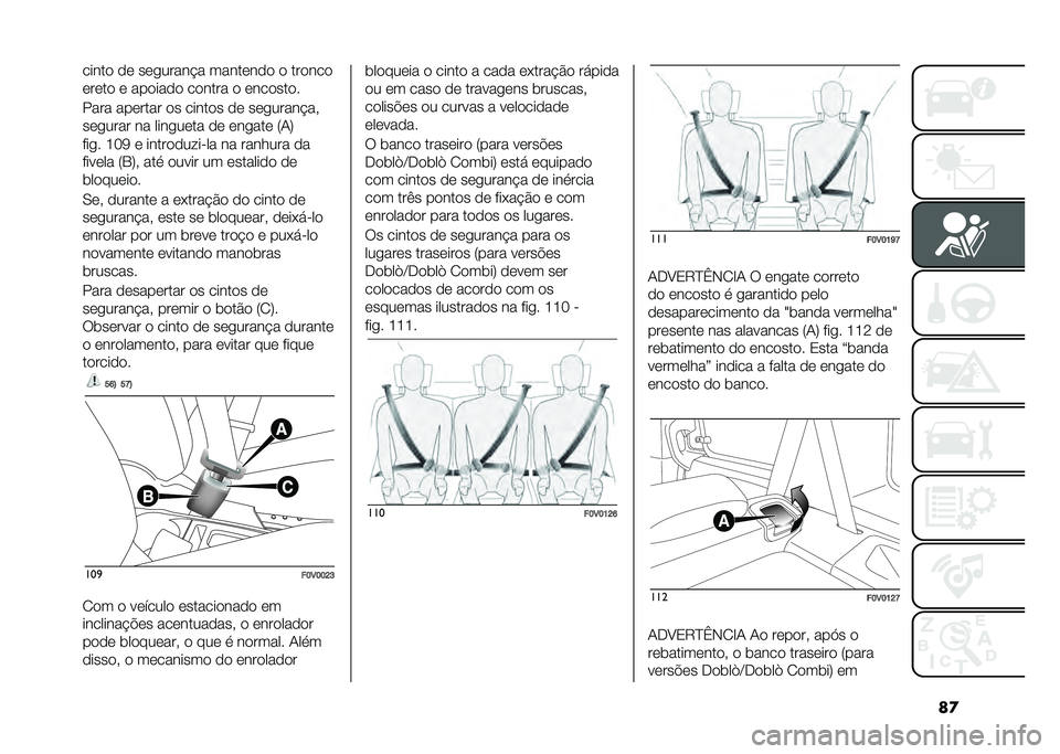FIAT DOBLO COMBI 2021  Manual de Uso e Manutenção (in Portuguese) ��
����� �� ���
�����#� �������� � ������
����� � ������� ������ � ��������
���� ������� �� ������ �� ���
�����#��