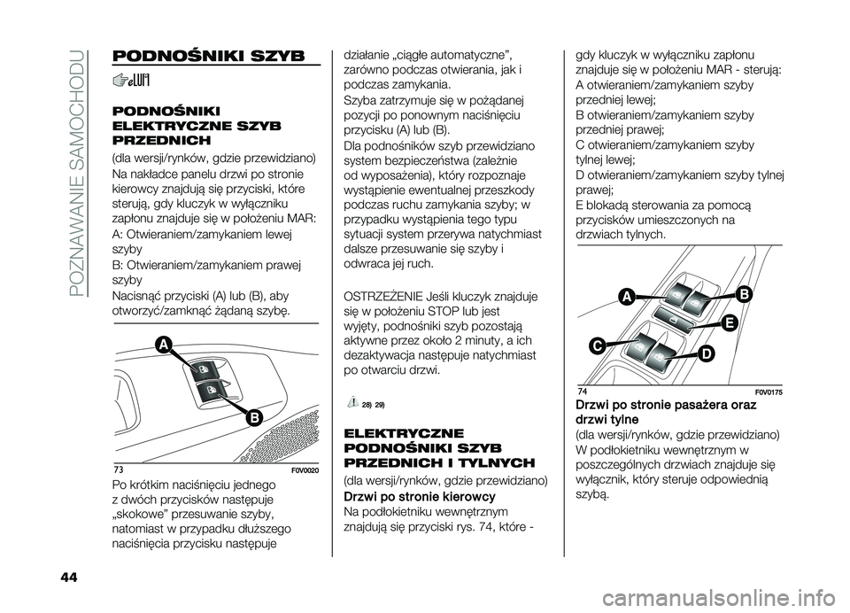 FIAT DOBLO COMBI 2019  Instrukcja obsługi (in Polish) ��$��(�:�A�*�A�:�G�9��E�A�C��-�U���,
��
�	��������� ����
�	���������
������
����� ����
�	�
�������
�4��� ��	�����F����
���! �����	 �