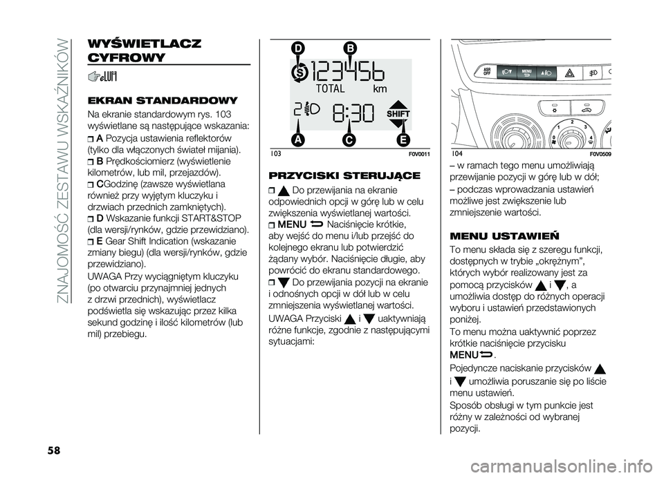 FIAT DOBLO COMBI 2019  Instrukcja obsługi (in Polish) ��(�:�A�/��C��Q�\��(�9�E�?�A�*�,��*�E�+�A�[�:�G�+�O�*
�� ���������
��
��� �
���
���
�
� ���
���
�
����
�:� �	�
�����	 ������������
 ���� �J�=�M
��