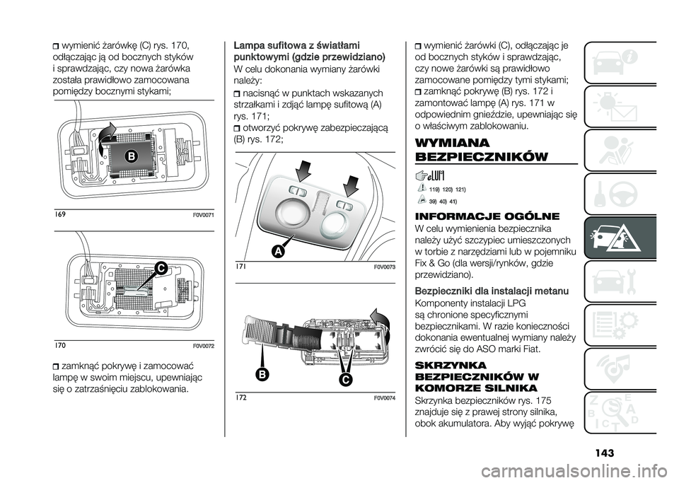 FIAT DOBLO COMBI 2021  Instrukcja obsługi (in Polish) ������
��	���# �"�����
� �4�-�6 ���� �J�Q�=�!
���&� ����� � ��  �� �������� ����
��
� ���������� ��! ��� ���� �"�����
�
������&� �