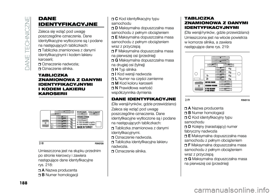 FIAT DOBLO COMBI 2021  Instrukcja obsługi (in Polish) ���A�:�9��?�9�-�U�:�G�-�(�:�9
��� ��
��
������� ���
�����
�(���	�� ��� ���� �# ��� �����
�������	�����	 �������	���� ����	
���	����