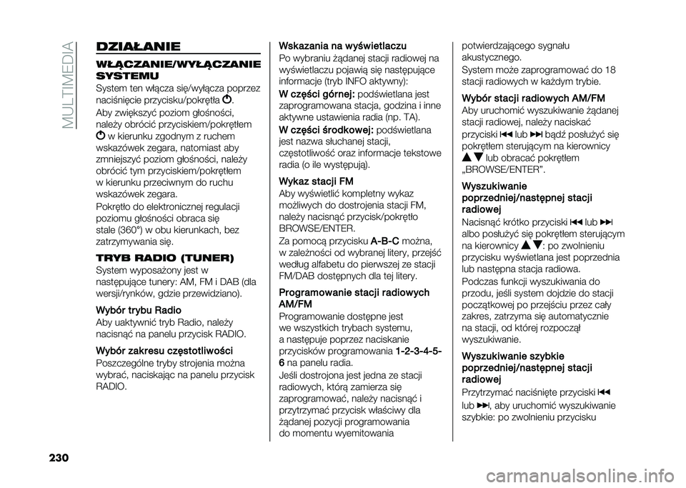 FIAT DOBLO COMBI 2020  Instrukcja obsługi (in Polish) ��C�,�5�?�G�C�9��G�A
��� ����
��
���
������
����7�������
���
�������
�E����	�
 ��	� ��&� ��� ����F���&� ��� ������	�
�����������	 �