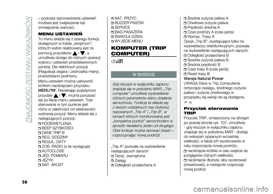 FIAT DOBLO COMBI 2020  Instrukcja obsługi (in Polish) ��(�:�A�/��C��R�\��(�9�E�?�A�*�,��*�E�+�A�[�:�G�+�O�*
�� �
������� ������������ �������	�%
�
��"����	 ��	�� �����
���	���	 ���
��
���	����	��