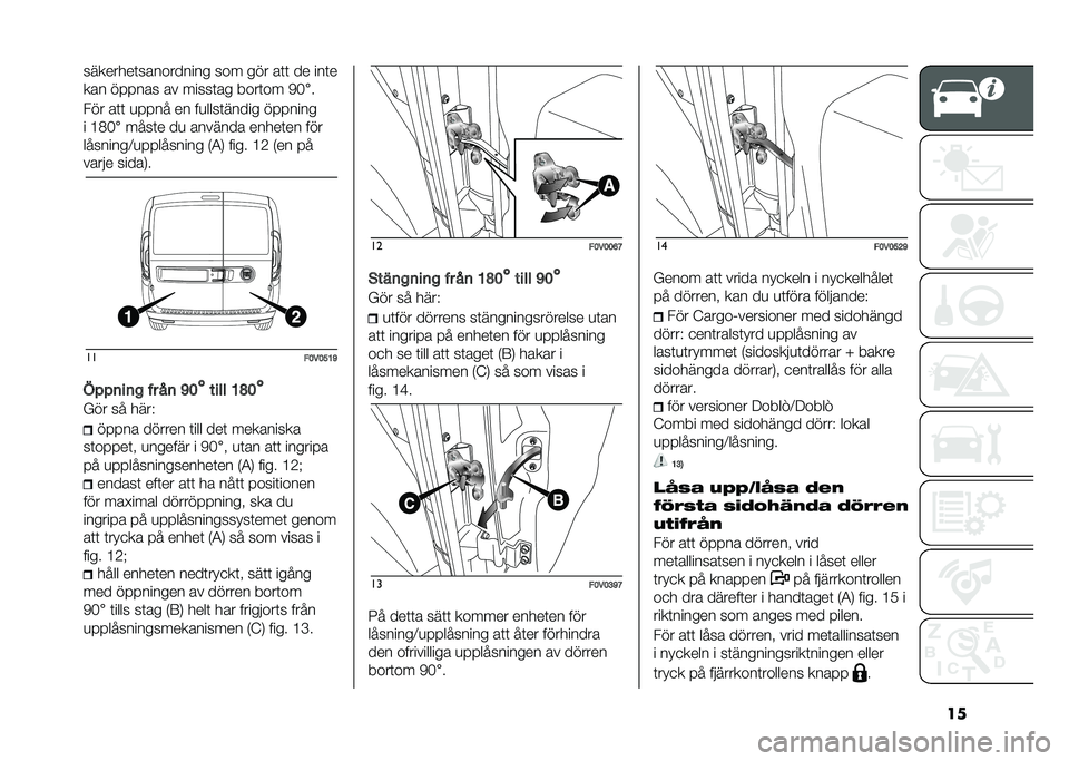 FIAT DOBLO COMBI 2021  Drift- och underhållshandbok (in Swedish) ����������	���������� ��� ��� ��	�	 �� ���	�
��� ������ �� �����	�� ����	�� �/�3
��
��� ��	�	 �
���� �� ��
����	����� ����