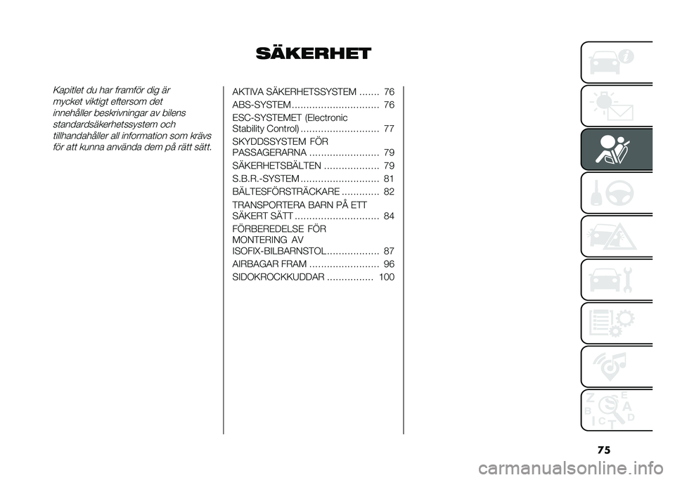 FIAT DOBLO COMBI 2021  Drift- och underhållshandbok (in Swedish) �
�
�
�	�������9����	���	 ��
 ��� ������� ��� ��
�� �
���	 ����	���	 ���	����� ���	
���������� ������������� �� ��������	�