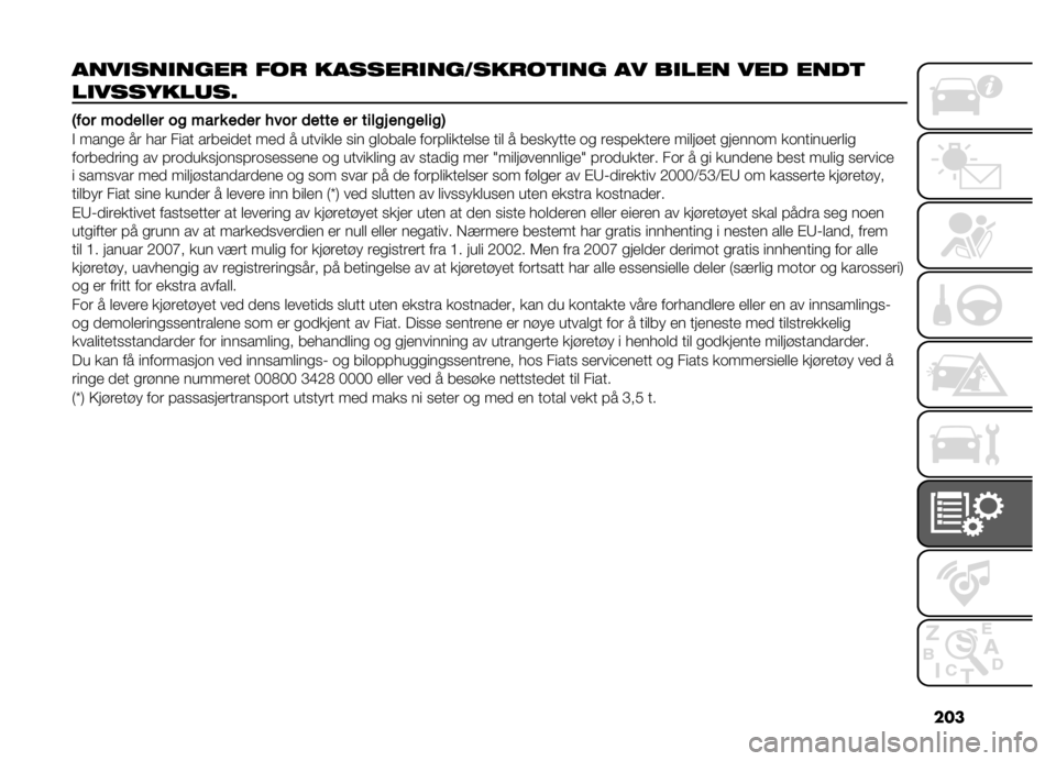 FIAT DOBLO COMBI 2019  Drift- og vedlikeholdshåndbok (in Norwegian) ���
�����������
 ���
 ������
����.���
��
��� �� ����� ��� ����

���������	��5
�1��� ���
����� �� ��� � ��
�� ���� �
���� �