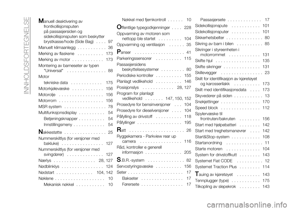 FIAT DOBLO COMBI 2019  Drift- og vedlikeholdshåndbok (in Norwegian) ��#���:�+�=��"��+�*�6�$���$�=�"�$ �/
������ �
�����������
 ��
���	����	������	�������
�� ������������
�� �	�

���
���	������	�����