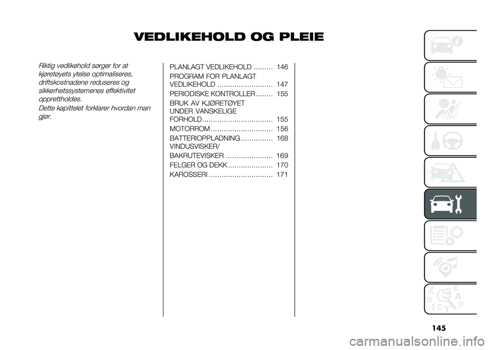 FIAT DOBLO COMBI 2020  Drift- og vedlikeholdshåndbok (in Norwegian) ���
����������� �� ������*�����
 ���
������	��
 ��!��
�� ��	� ��
���!����!� ��� � ����� �	�������������
�
�������	�����
��