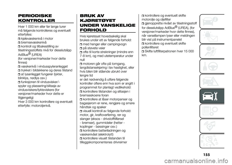 FIAT DOBLO COMBI 2020  Drift- og vedlikeholdshåndbok (in Norwegian) ������
�������
����
�
�����
�:��� �A �1�1�1 �� ����� ��!� ����
� �����
�� ��!��
���
� ��	����	������ �	�
 ���������
������� ��