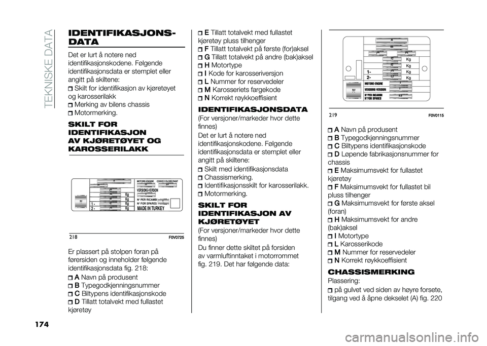 FIAT DOBLO COMBI 2020  Drift- og vedlikeholdshåndbok (in Norwegian) ��6�$�9��#�"�9�$���4�6�4
��
� �����
�����������
���
� ��� �� ���� � ��	���� ���
��
�����������	����	�
���� ��!��
���
�
��
������