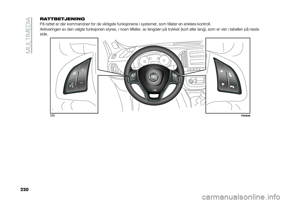 FIAT DOBLO COMBI 2020  Drift- og vedlikeholdshåndbok (in Norwegian) ��5�8�=�6�#�5�$��#�4
����
��
�
���
������
�3� ������ �� �
�� ��	�����
�	�� ��	� �
� ������
��� �������	���� � �� ������� ��	� �����