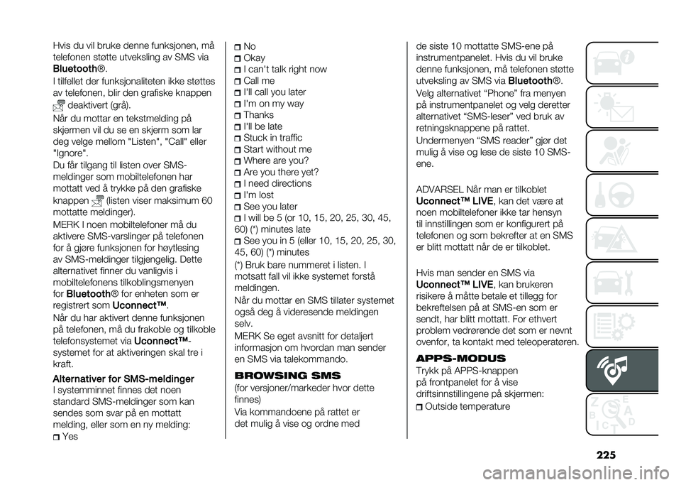FIAT DOBLO COMBI 2020  Drift- og vedlikeholdshåndbok (in Norwegian) ����:��� �
� ��� ����� �
���� �������	���� ��
������	��� ���!��� ����������
 �� �"�5�" ���
�-��������
�X�
�# ��������� �
��