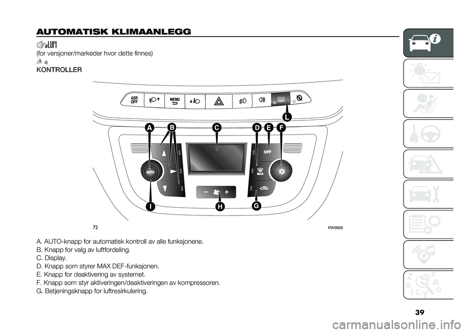 FIAT DOBLO COMBI 2020  Drift- og vedlikeholdshåndbok (in Norwegian) ��
��	�
����
��� �����������
�)��	� ������	����;������
�� ���	� �
���� �������,
�C�2
� �"�0�,�+�"�)�)�.�+ ��
��>�*�>�A�>�A
�4� �4�8�6�+�7����