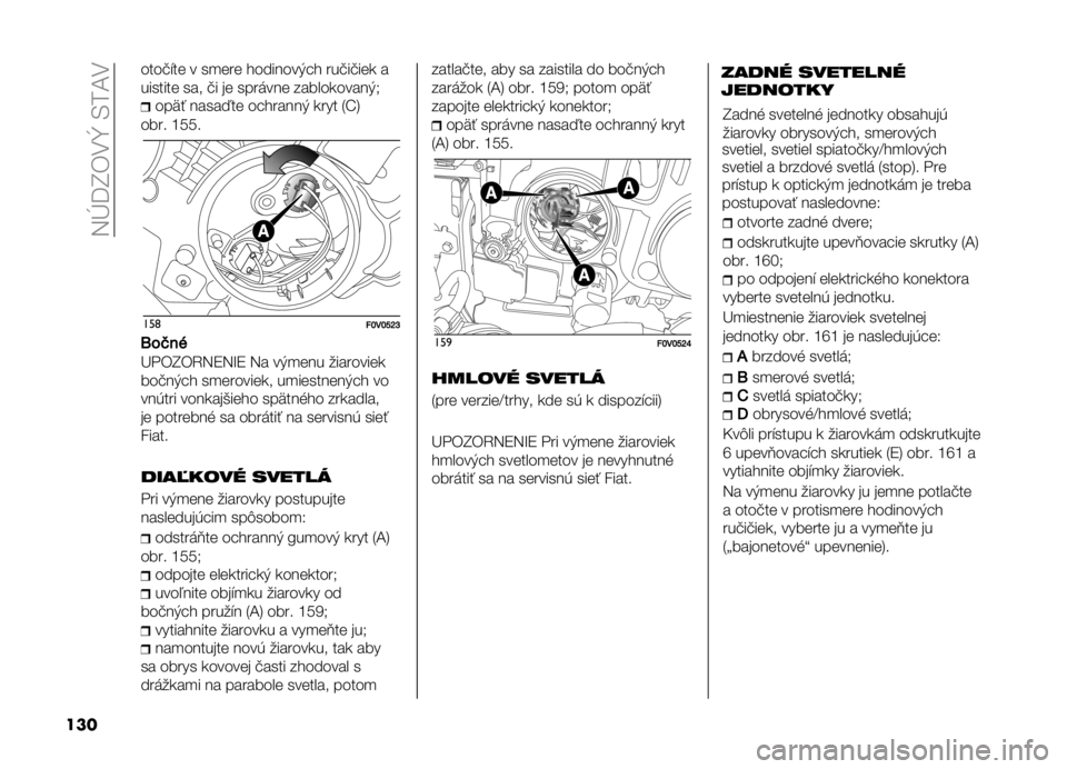 FIAT DOBLO COMBI 2019  Návod na použitie a údržbu (in Slovak) ��5�E��I�)�-�]��.�0�B�-
��� ����"�#��	 � ��
�	��	 �!���������! ���"��"��	� �
�������	 ��� �"� ��	 �������	 ������������,
���a�  �����
��	 