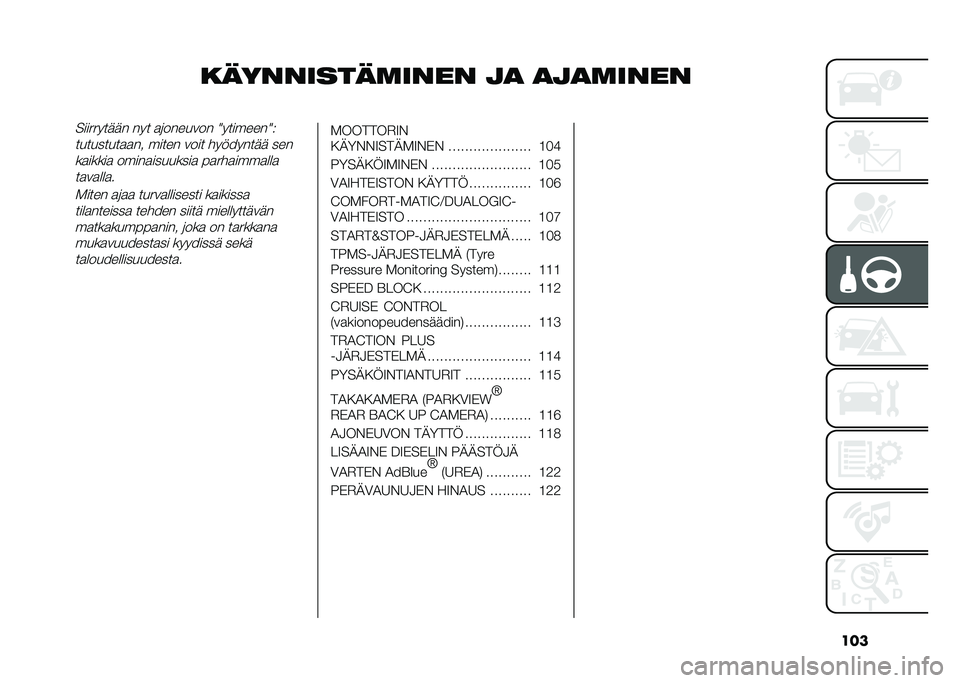FIAT DOBLO COMBI 2020  Käyttö- ja huolto-ohjekirja (in in Finnish) ���
����������	���� ��
 �
��
�	�������������� ��� �
�	������� �0��������0�#
���������
�
�� ����� ���� ��������� ���
��
