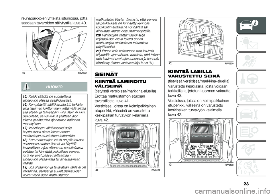 FIAT DOBLO COMBI 2020  Käyttö- ja huolto-ohjekirja (in in Finnish) �������
��
�����	�� �������� ���������
�
� �	����

��
�
��
�
� ��
��
������ ������������
 ����
 �B�-�
��
��:�5�:�=�=�?������
����