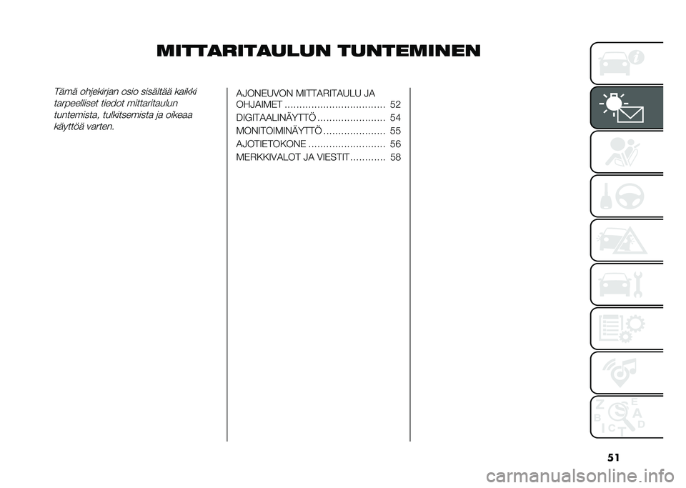 FIAT DOBLO COMBI 2020  Käyttö- ja huolto-ohjekirja (in in Finnish) ��
�	����
����
���� ������	�������� ���	�����	�
� ���� �������� ��
����
��
���������� ������ �����
����
����
�������