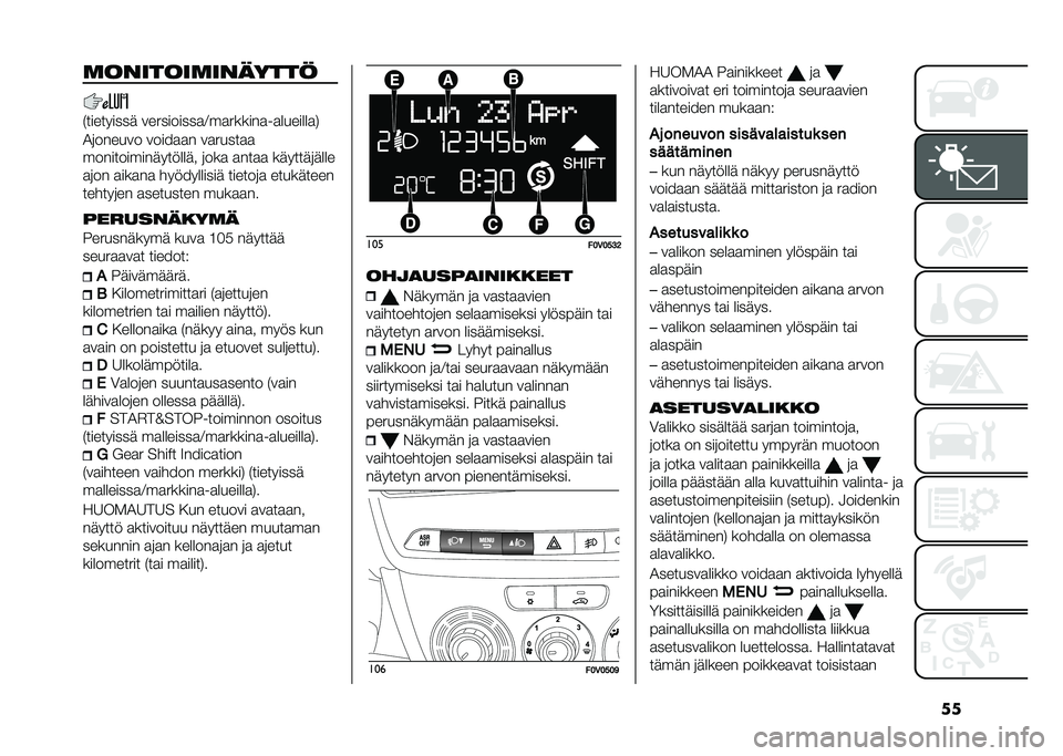 FIAT DOBLO COMBI 2020  Käyttö- ja huolto-ohjekirja (in in Finnish) ���	�������	�������
�$��������� ����������
�6��
������
��
�������
�
�2�	������ �����
�
� ��
�����
�

������������������