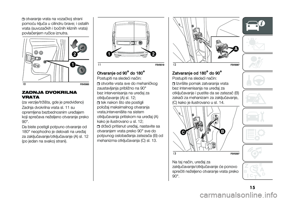 FIAT DOBLO COMBI 2020  Knjižica za upotrebu i održavanje (in Serbian) ���	�������� ����� �� ��	�
����	� ������
��	��	�� ��
���� � ���
����� ������& � �	����
��
����� �.����	�
����� � ��	���� ��
