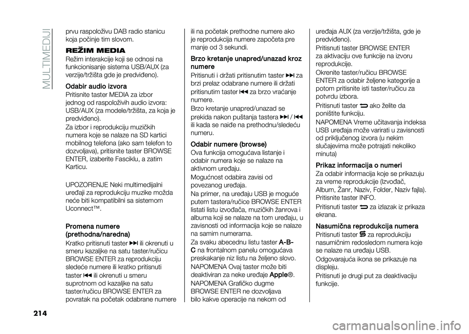 FIAT DOBLO COMBI 2020  Knjižica za upotrebu i održavanje (in Serbian) ��;� �B�<�>�;�4��>�?�>
��� ���� �����	�
�	�#��� ��:�@ �����	 �������
��	�� ��	����� ��� ��
�	��	��
�
���� �����
�/��#�� ����������� �