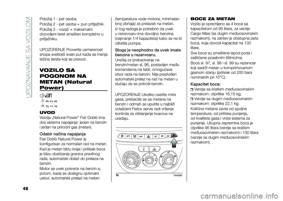 FIAT DOBLO COMBI 2020  Knjižica za upotrebu i održavanje (in Serbian) �� �%��8�0�:�$�:�0�?�4��+�:��$��8�>�B��;
�� �%�	�
�	�#�� �C �* ��� �	��	���
�%�	�
�	�#�� �5 �* ��� �	��	�� �N ��� ����
���#����
�%�	�
�	�#�� �D �* ��	�
�� �N 