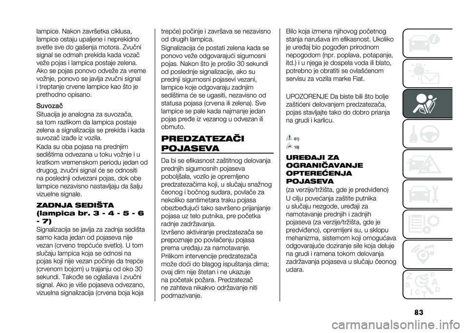 FIAT DOBLO COMBI 2021  Knjižica za upotrebu i održavanje (in Serbian) ���
������� �0���	� �
�������� ����
����!
�
������ �	����� ����
���� � ����������	
�����
� ��� ��	 ������� ��	��	��� �8���